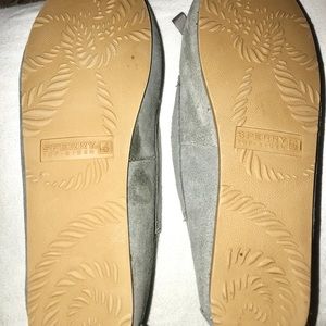 Sperry fur lined topsiders loafers